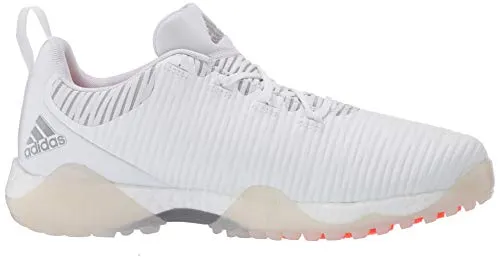 adidas Men's CODECHAOS Golf Shoe, FTWR White/Crystal Whte/Grey, 12 Medium US