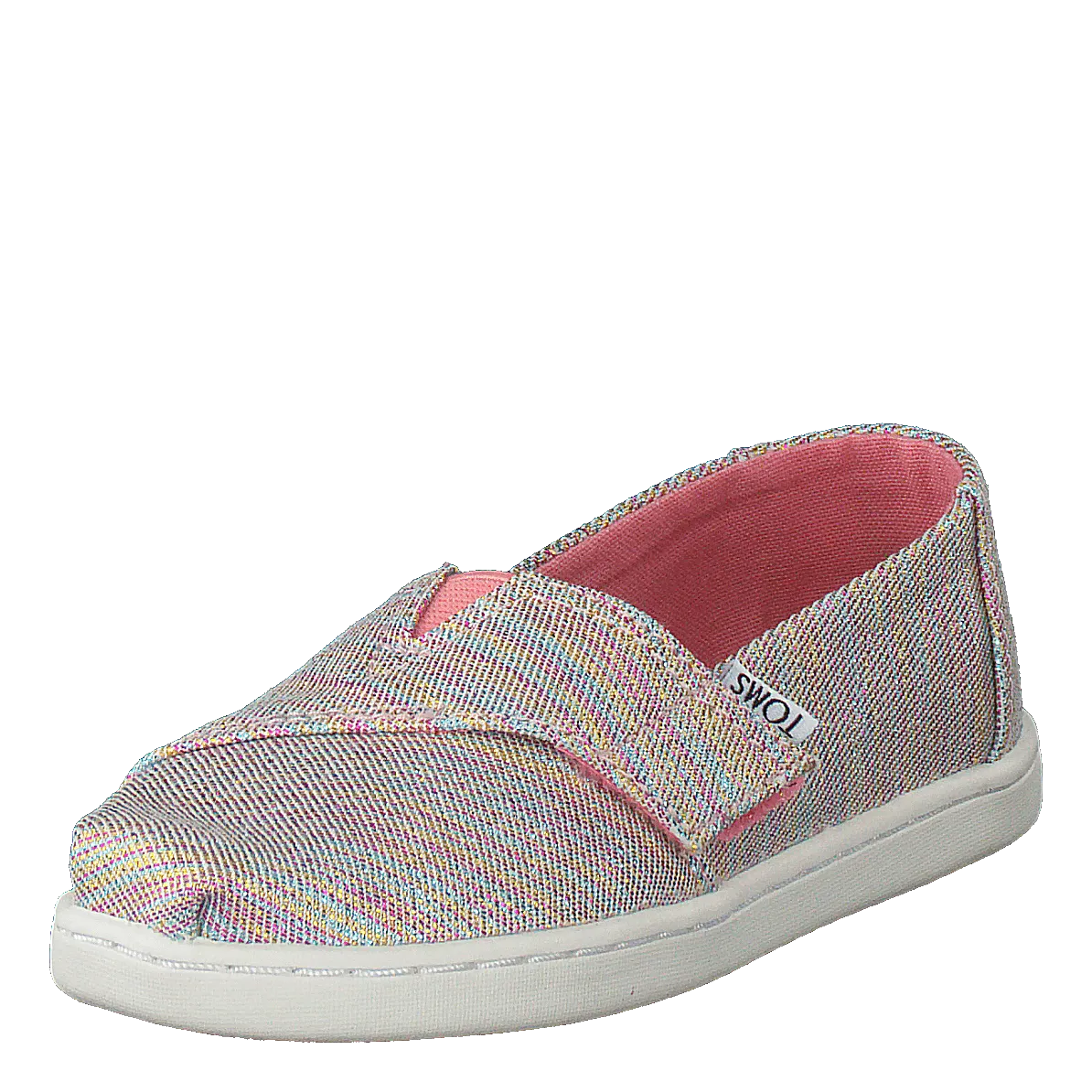 Alpargata Tiny Pink Multi Twill Glimmer