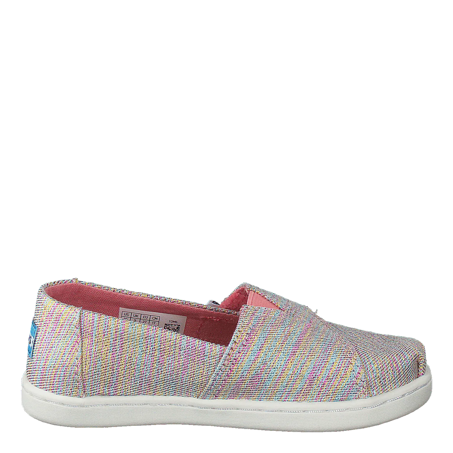Alpargata Tiny Pink Multi Twill Glimmer
