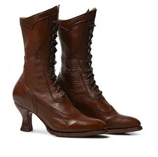 Amelia | Retro Knight Ankle Boots