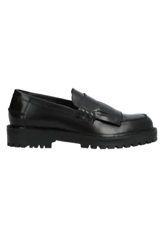 Angulus Loafer Black Leather 1616-101