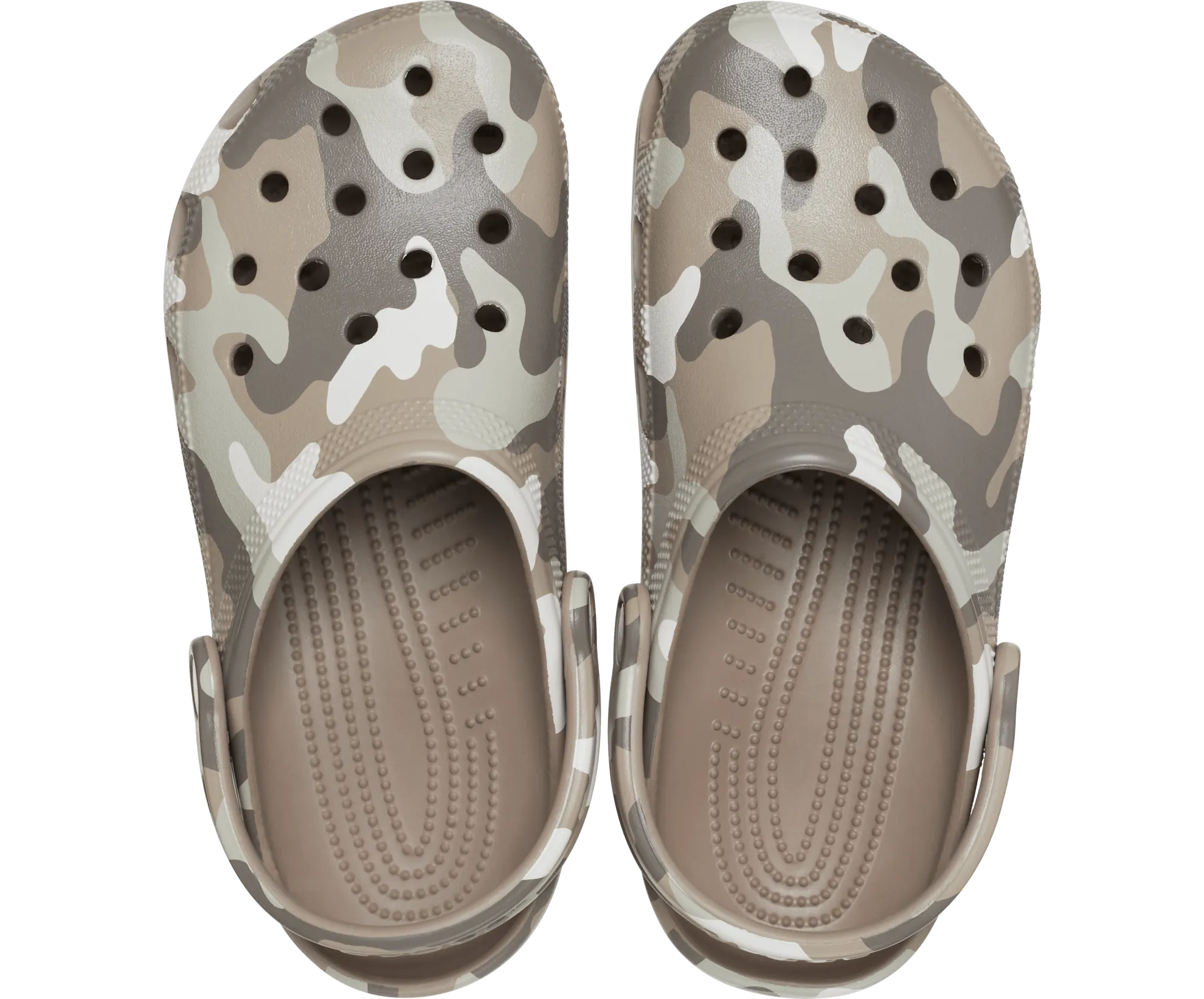 Classic Printed Camo Clog - mushroom/multi
