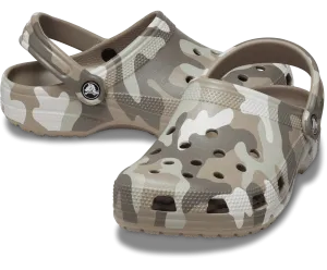Classic Printed Camo Clog - mushroom/multi