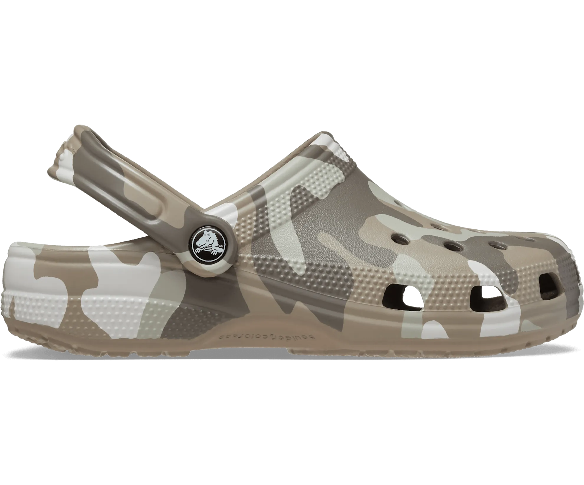 Classic Printed Camo Clog - mushroom/multi