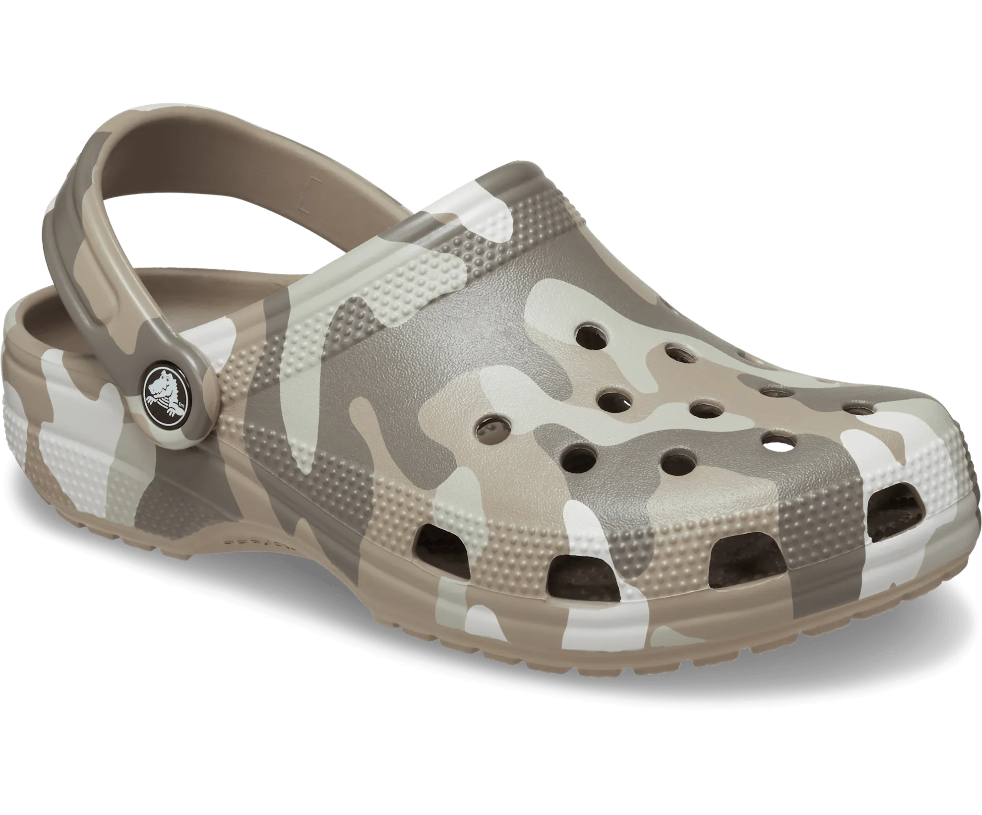 Classic Printed Camo Clog - mushroom/multi