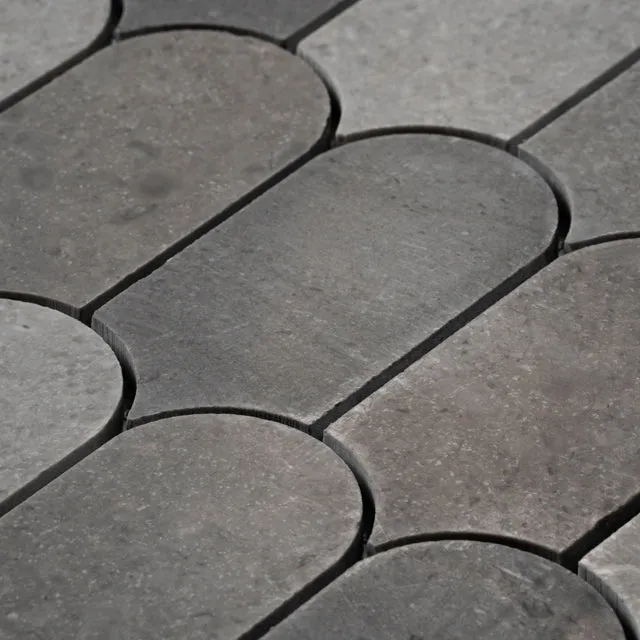 Cottesloe New Grey Feather Honed Marble Mosaic 50 x 130mm