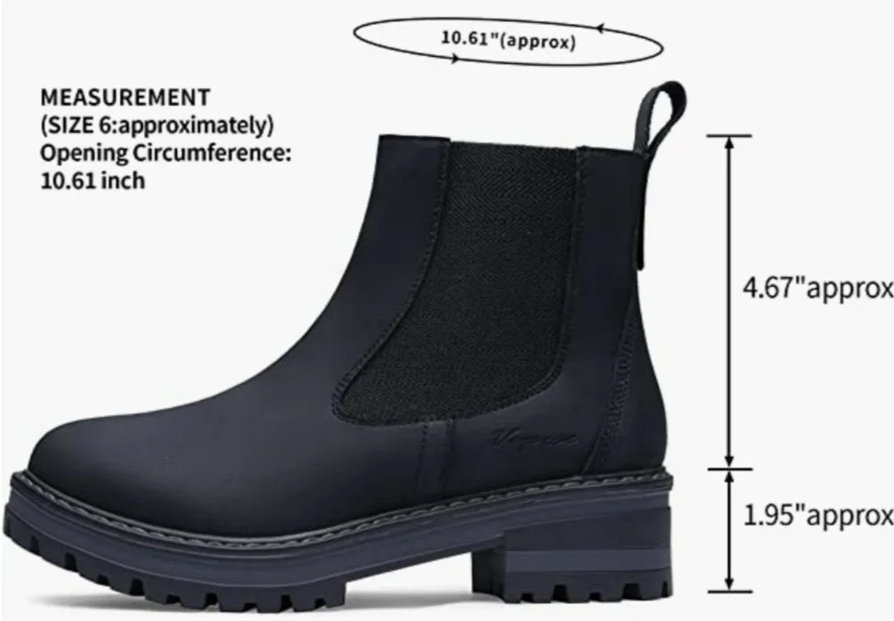 Hadley Lug Sole Chelsea Booties