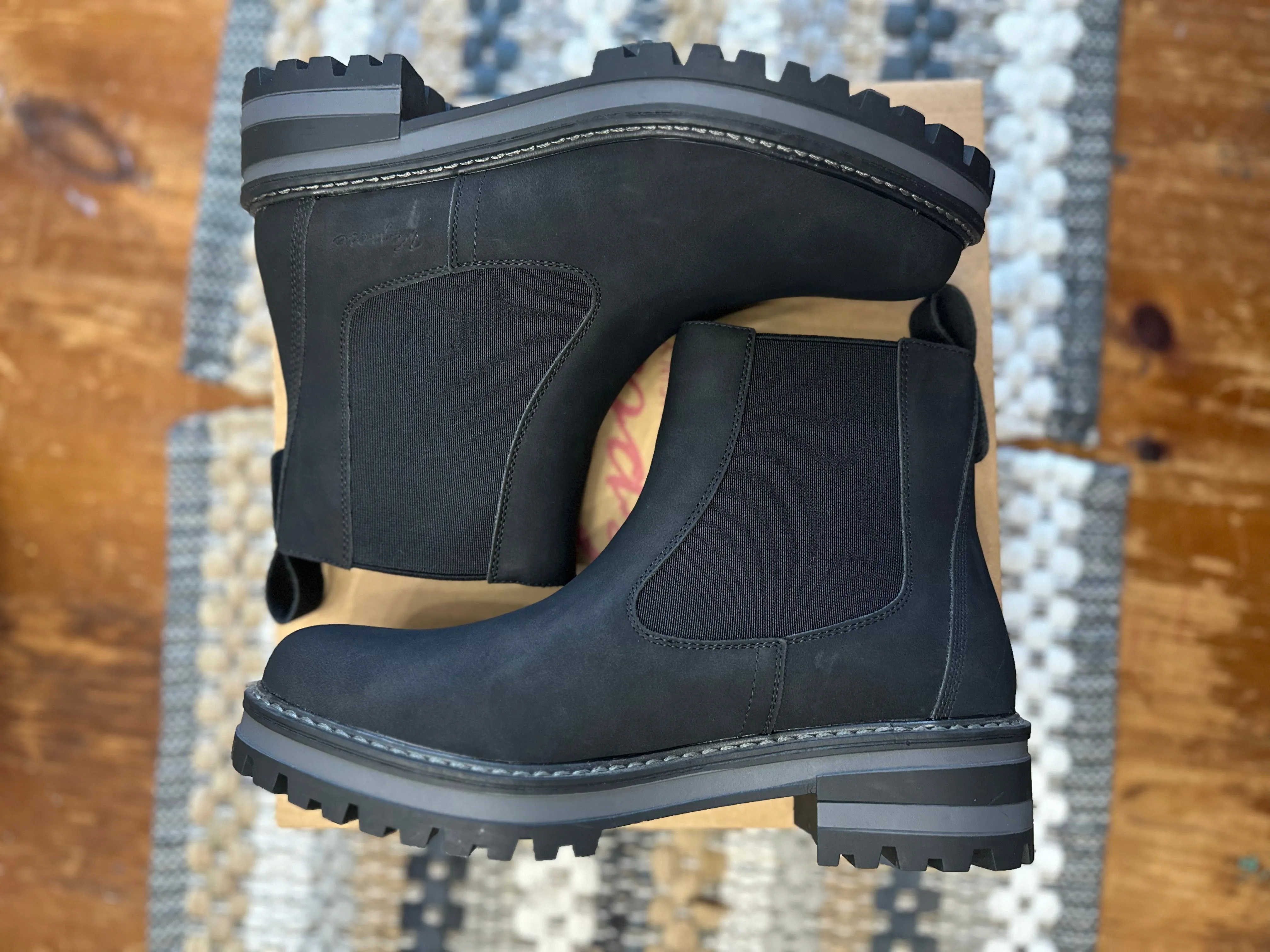 Hadley Lug Sole Chelsea Booties
