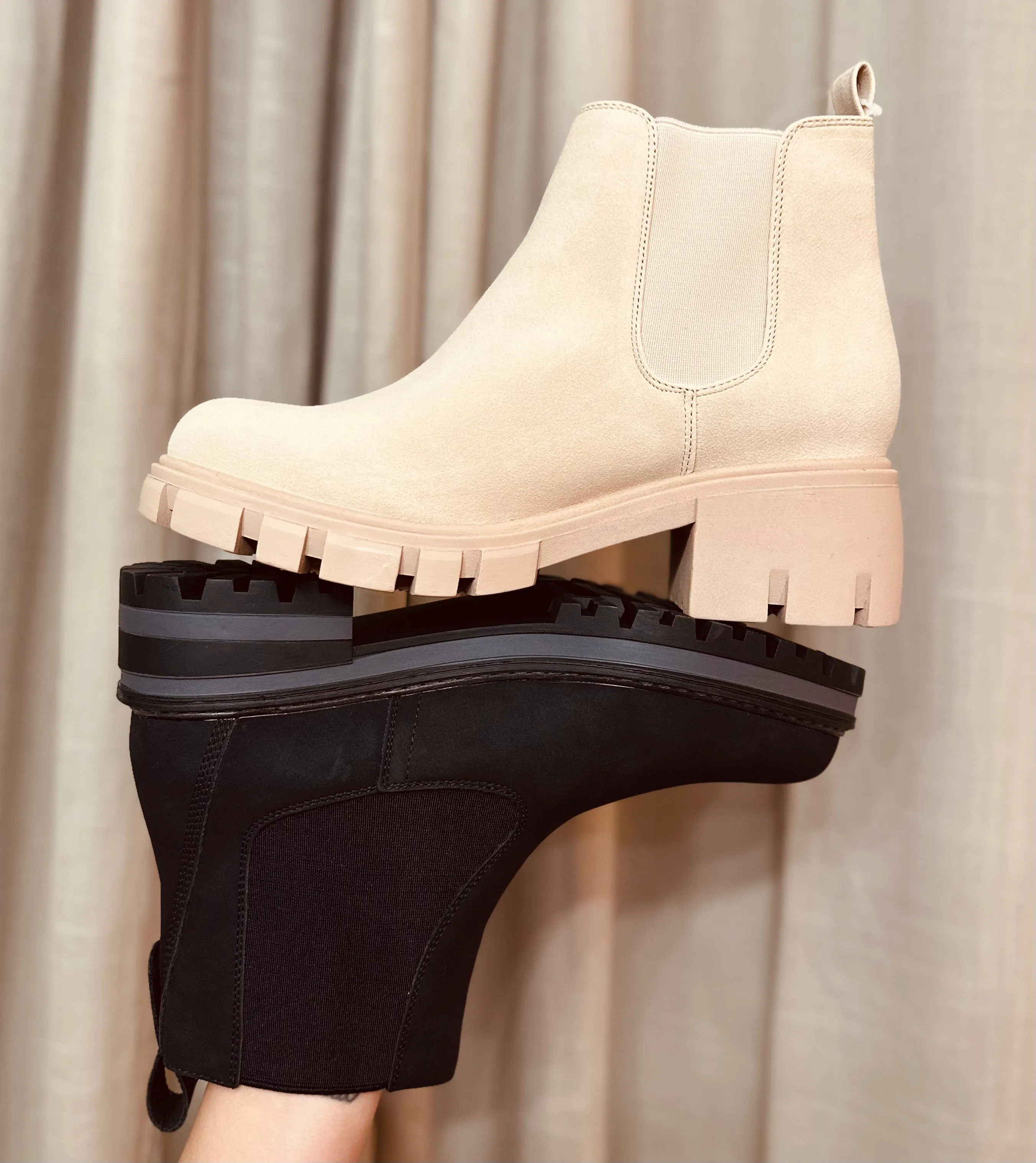 Hadley Lug Sole Chelsea Booties