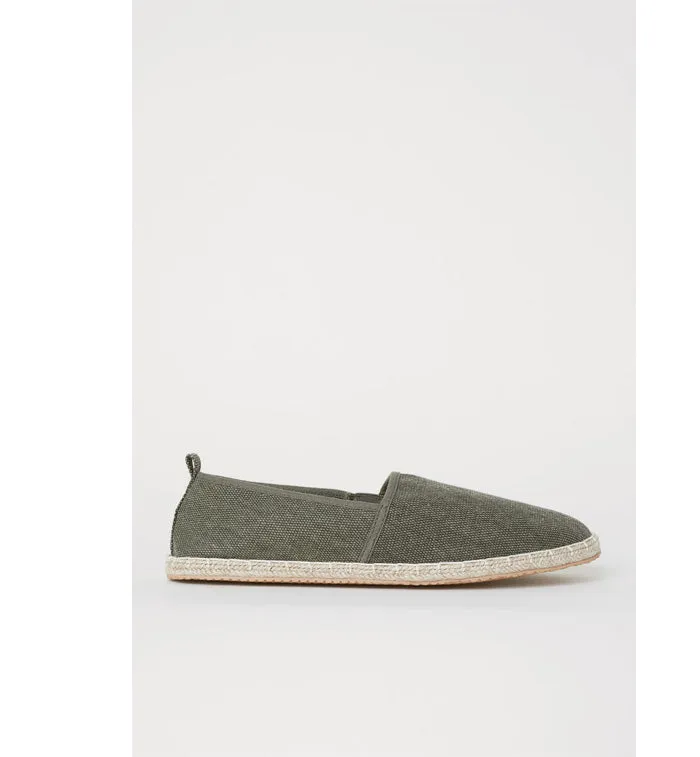 H&M- Dark khaki Green Espadrilles
