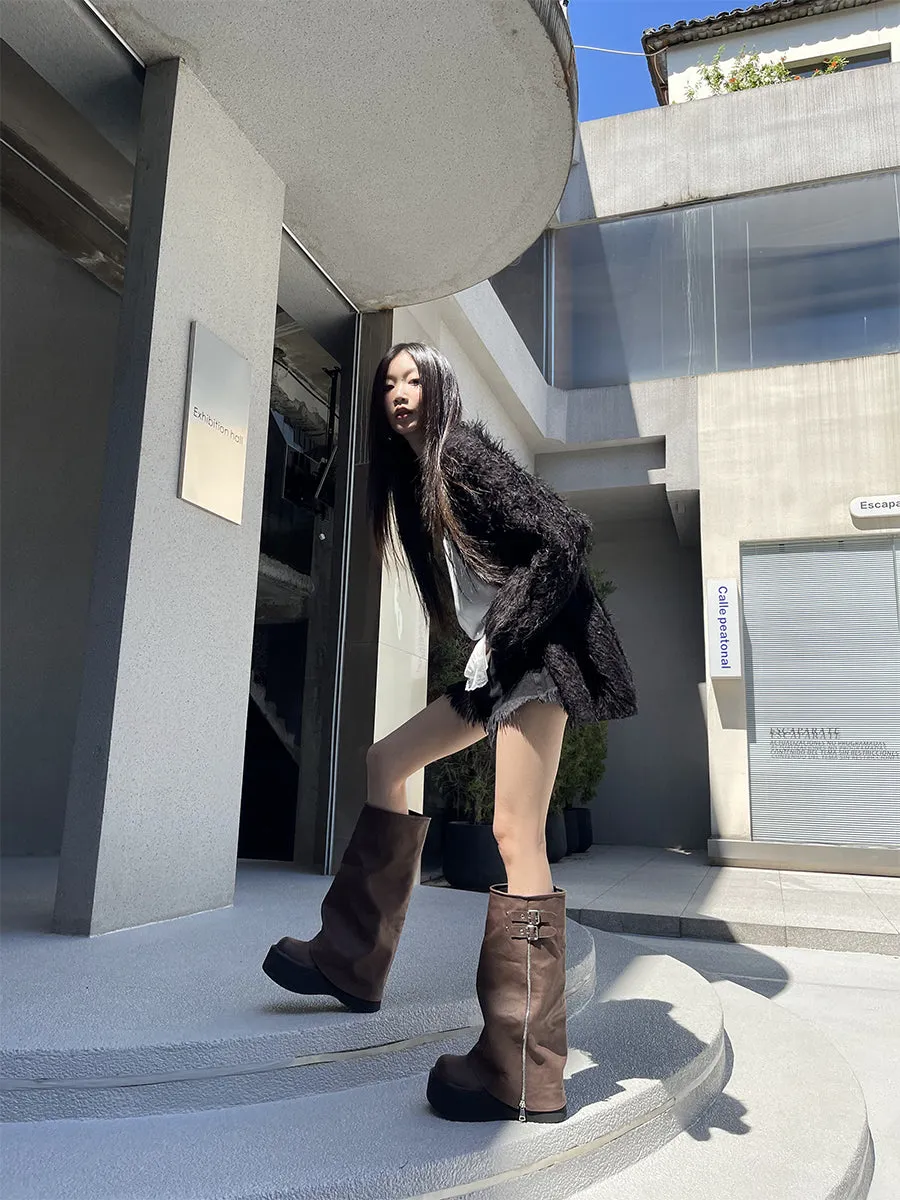 Heightening Platform Boots