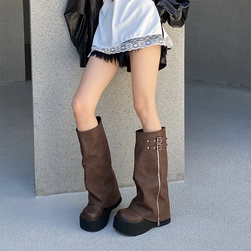 Heightening Platform Boots