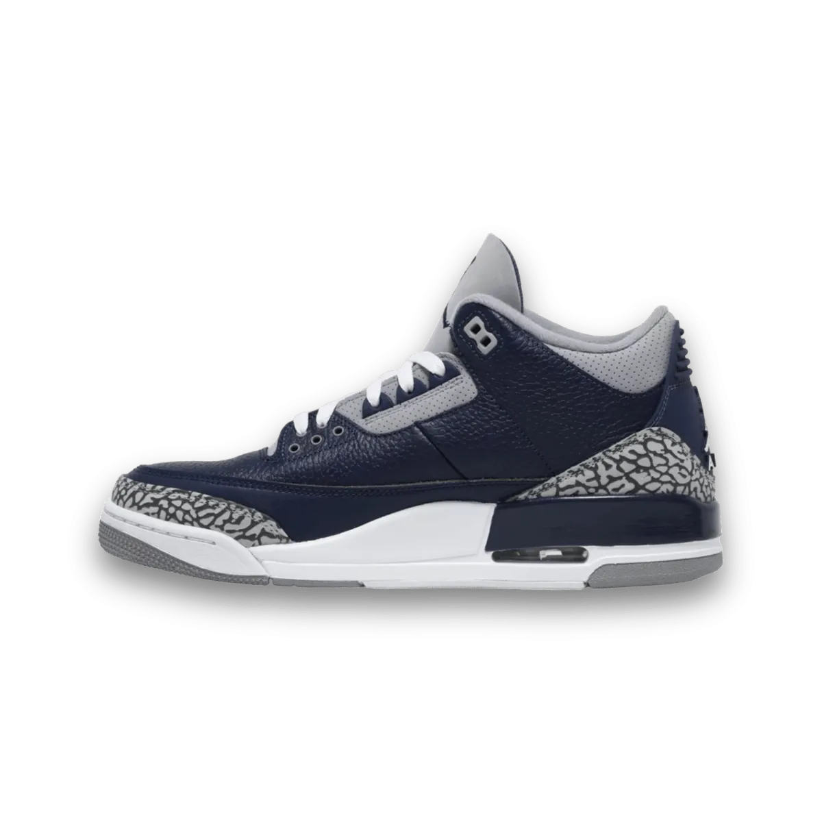 Laces for Lions Air Jordan 3 Retro Navy & Silver