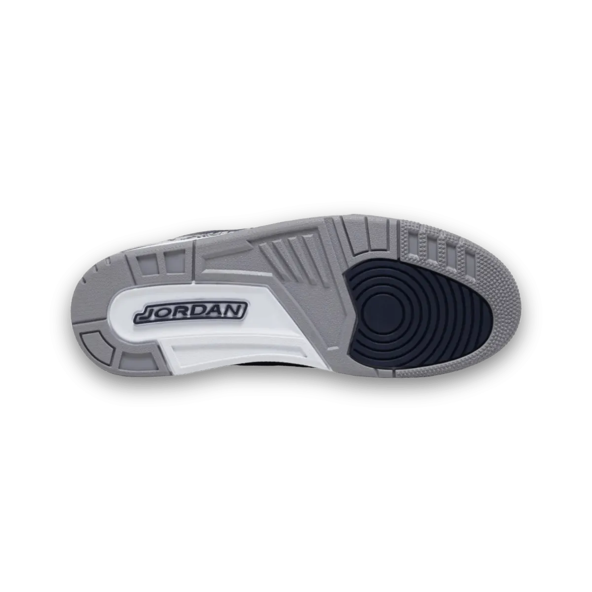 Laces for Lions Air Jordan 3 Retro Navy & Silver