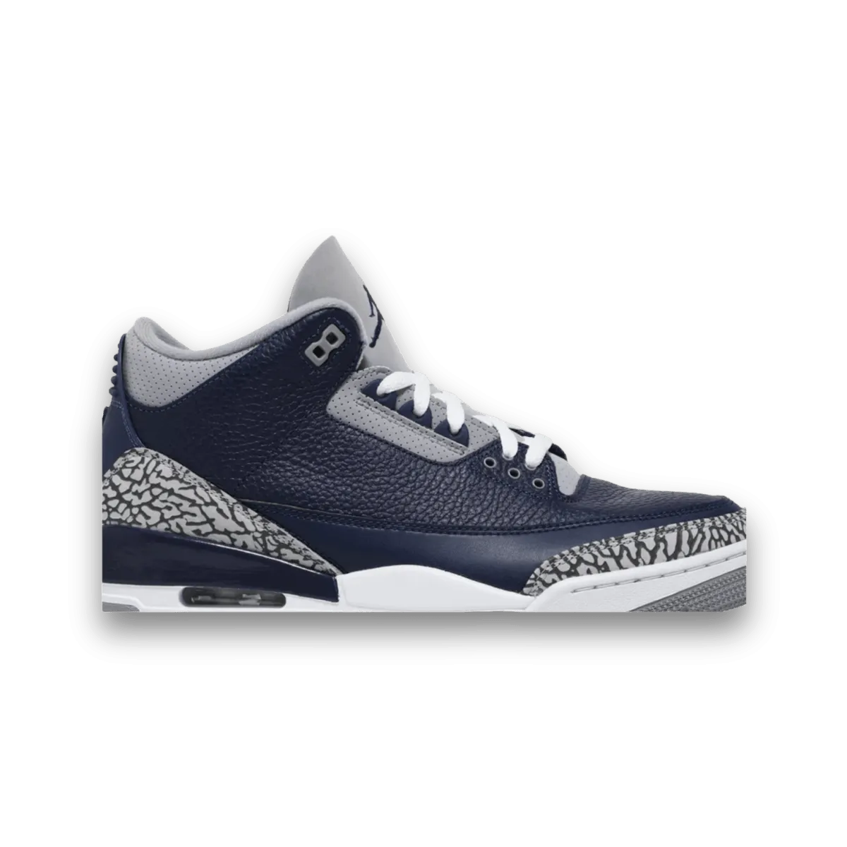 Laces for Lions Air Jordan 3 Retro Navy & Silver