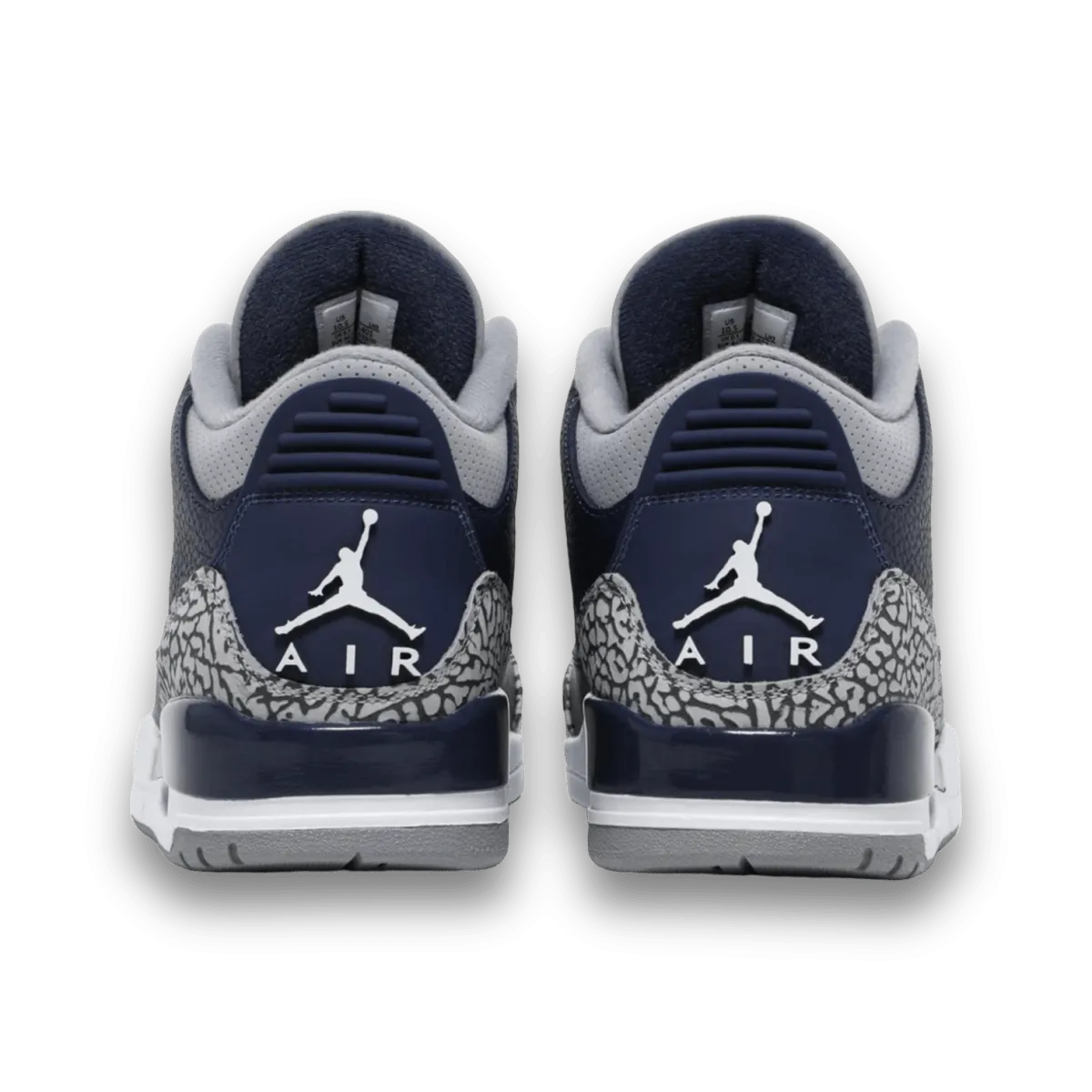 Laces for Lions Air Jordan 3 Retro Navy & Silver