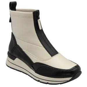 Lotus Petra Ladies Off White Front Zip Ankle Boots