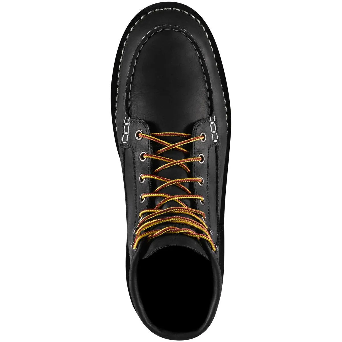 Men's 6" Bull Run Moc Toe Boots - Black
