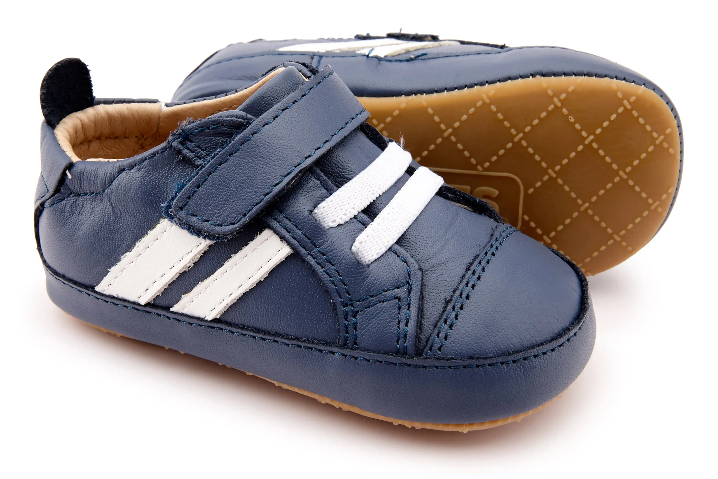 Old Soles Boy's 0049R Low Roller Shoe Sneakers - Petrol/Snow