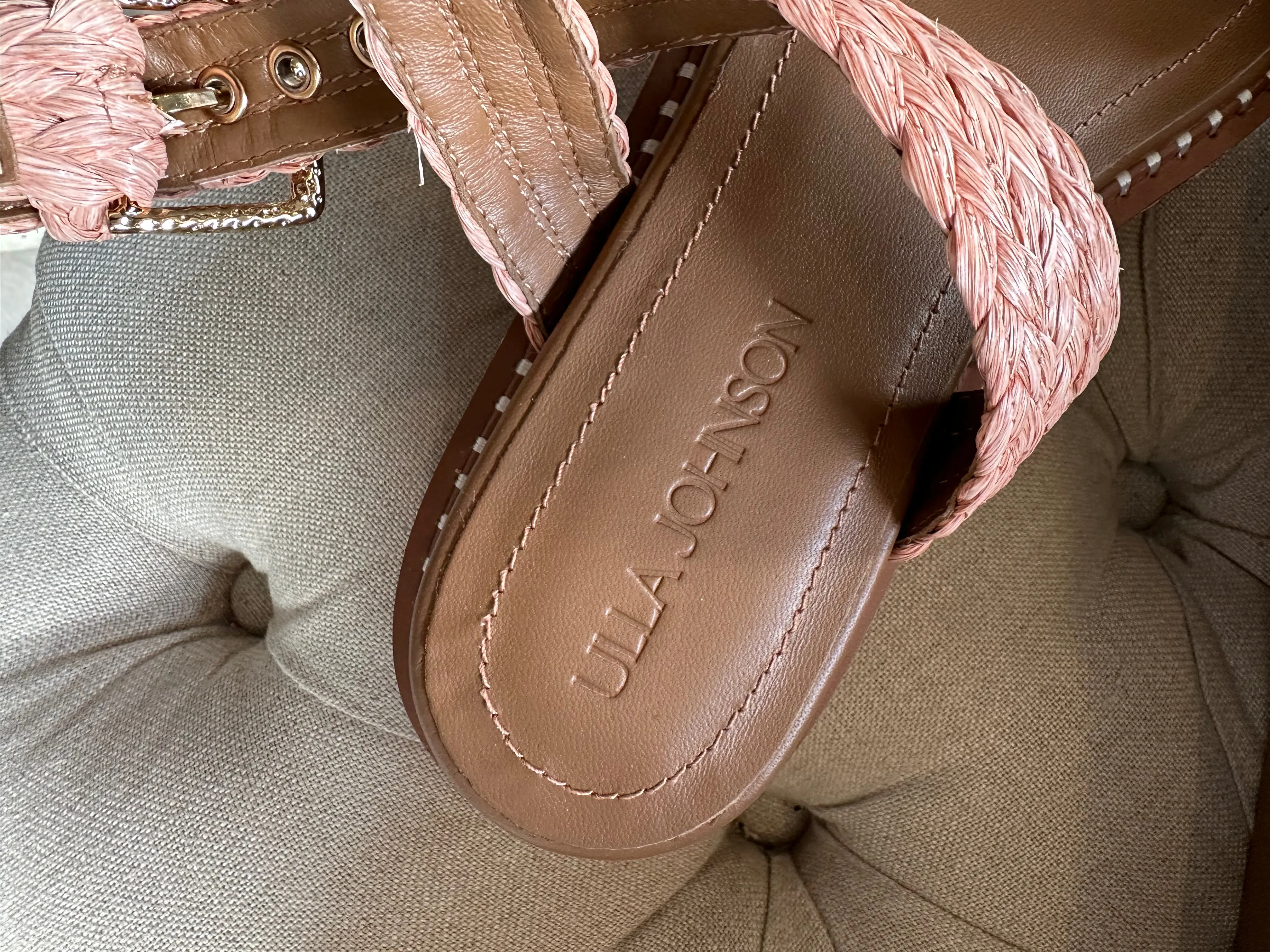 PRE-OWNED ULLA JOHNSON WEDGES EU 38 RRP £485