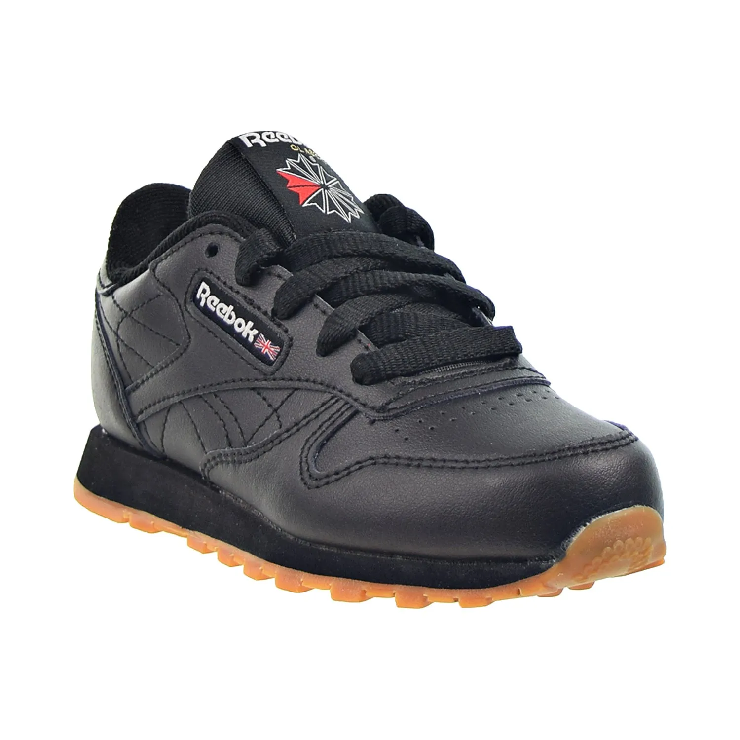 Reebok Classic Leather Little Kids' Shoes Black-Gum