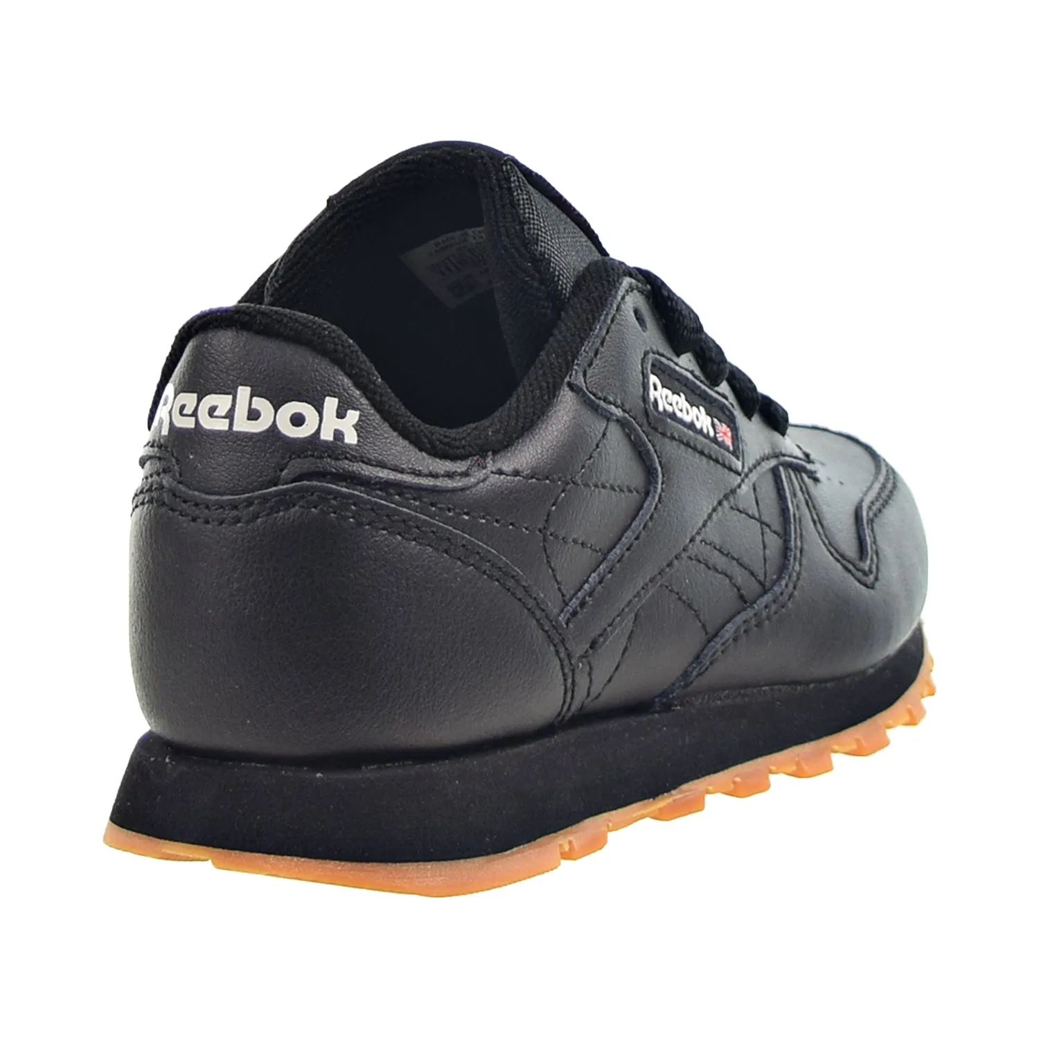 Reebok Classic Leather Little Kids' Shoes Black-Gum