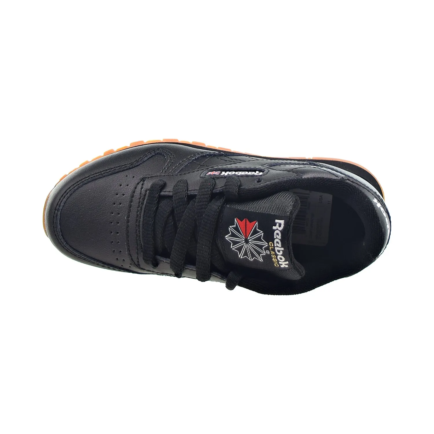 Reebok Classic Leather Little Kids' Shoes Black-Gum