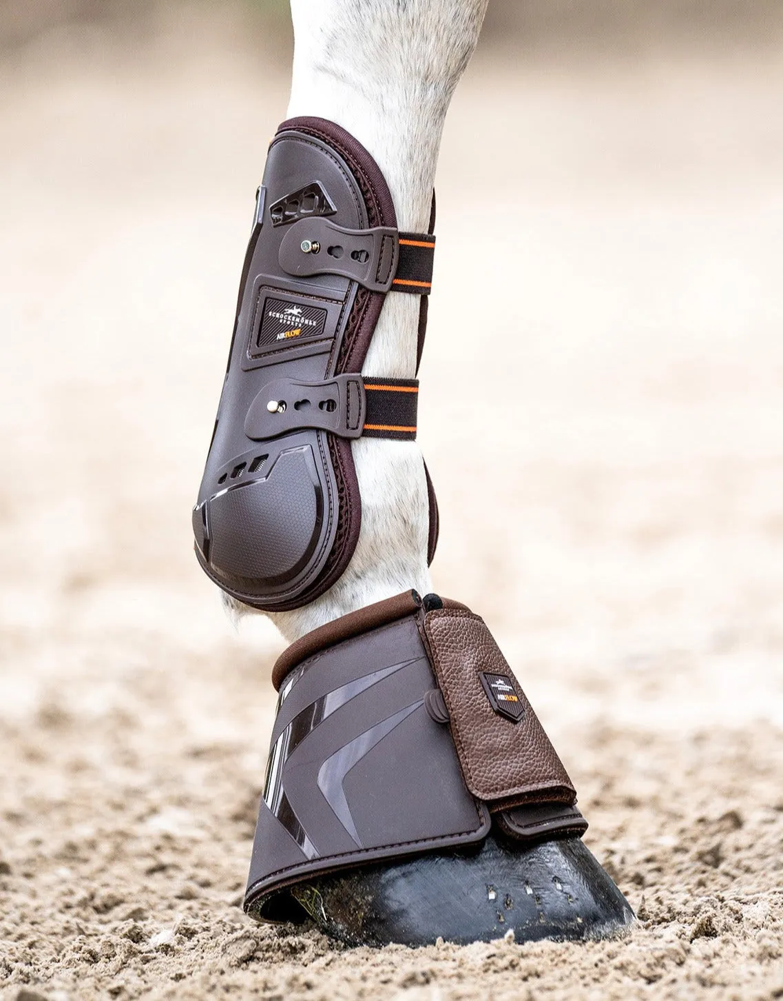 Schockemohle Air Flow Champion Bell Boots, Black