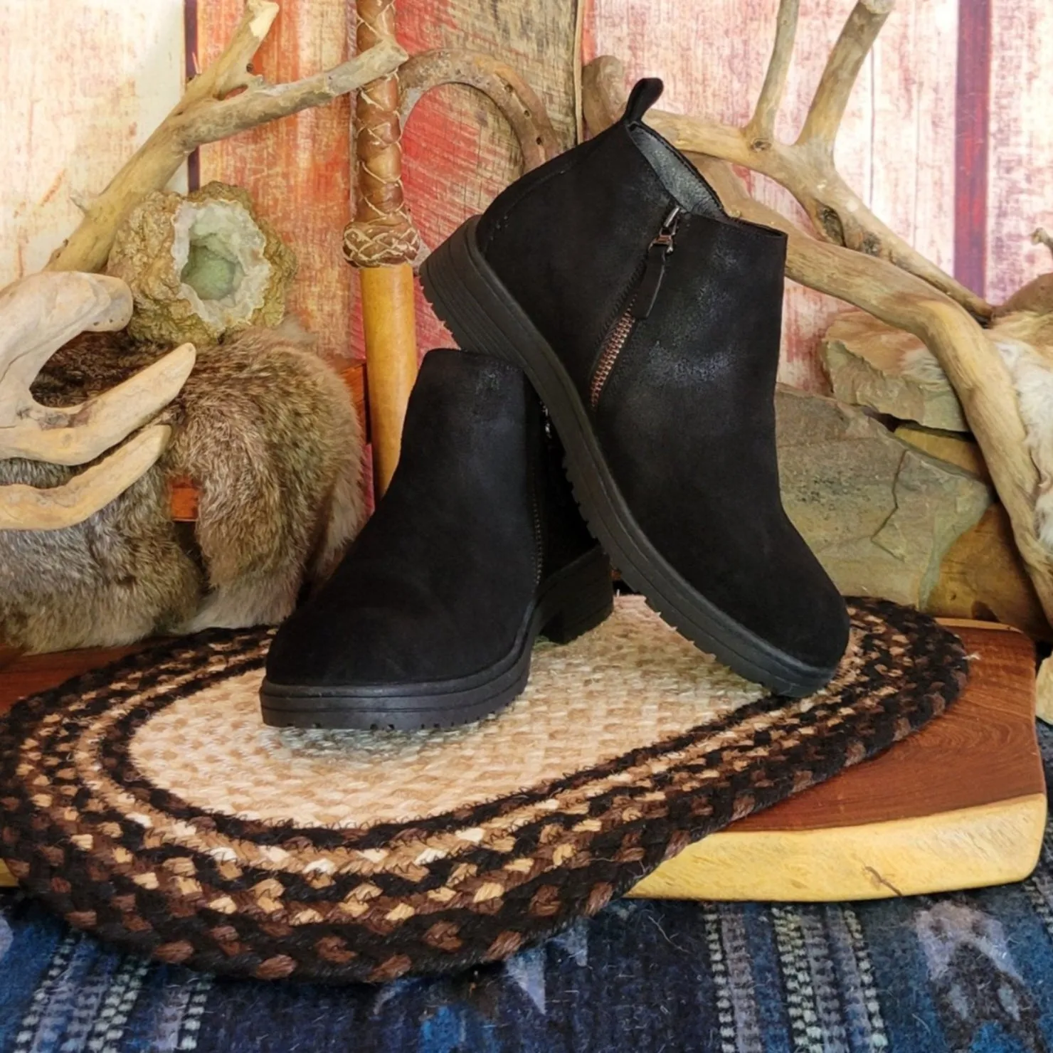 Women's Ankle Cut Boot "Joyelle" by Minnetonka     82010